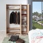 Spinta Kalune Design Wardrobe 863 (VI), 135 cm, ąžuolo spalvos/mėlyna kaina ir informacija | Spintos | pigu.lt