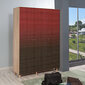 Spinta Kalune Design Wardrobe 863 (VI), 135 cm, raudona kaina ir informacija | Spintos | pigu.lt
