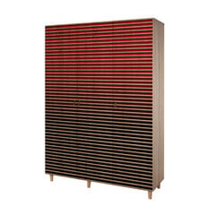 Шкаф Kalune Design Wardrobe 863 (VI), 135 см, красный цена и информация | Шкафы | pigu.lt