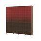 Spinta Kalune Design Wardrobe 869 (V), 180 cm, ąžuolo spalva/raudona kaina ir informacija | Spintos | pigu.lt
