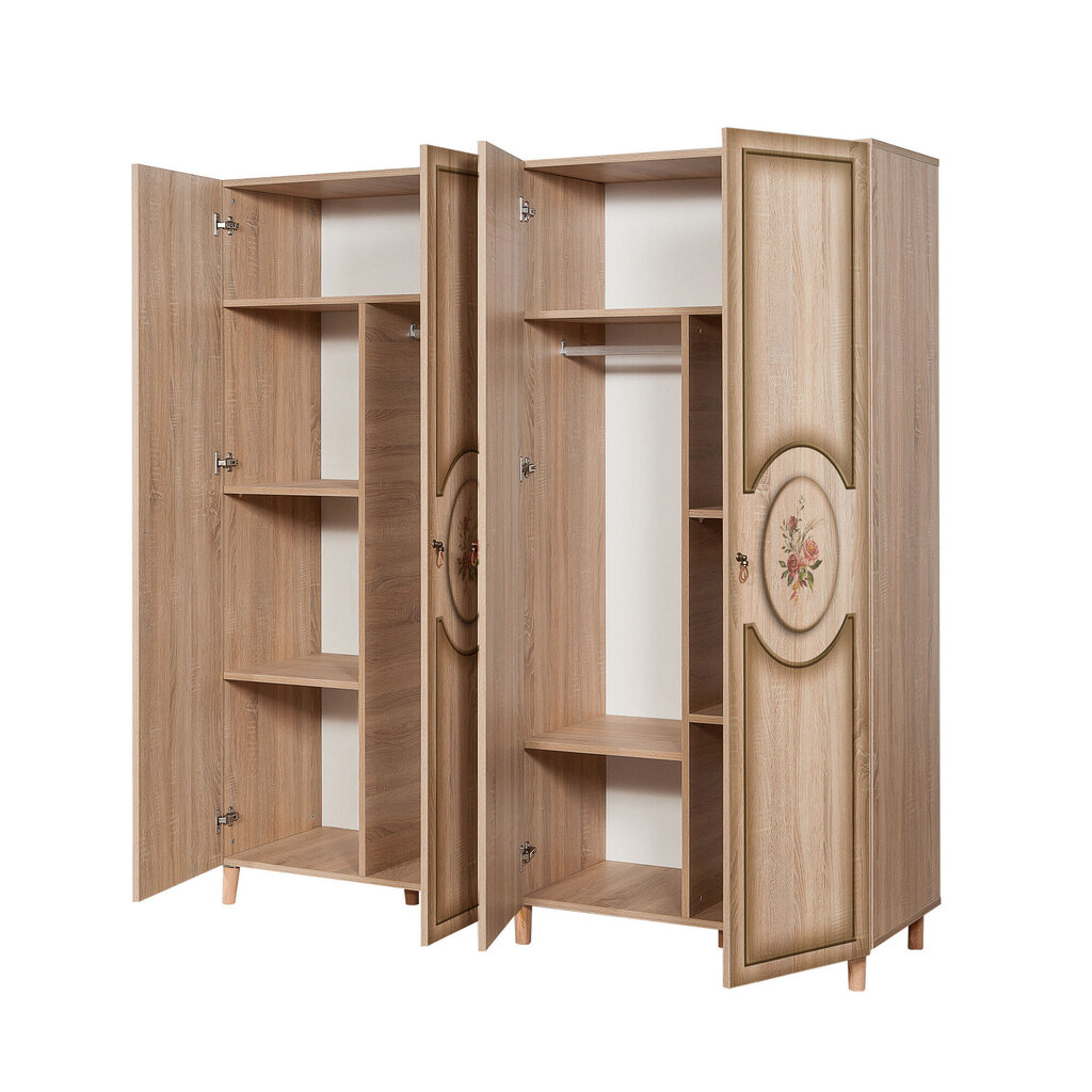 Spinta Kalune Design Wardrobe 863 (II), 180 cm, ąžuolo spalvos/ruda цена и информация | Spintos | pigu.lt