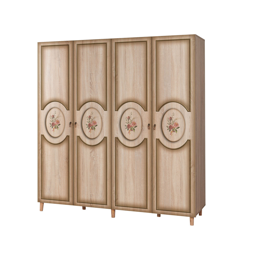 Spinta Kalune Design Wardrobe 863 (II), 180 cm, ąžuolo spalvos/ruda цена и информация | Spintos | pigu.lt