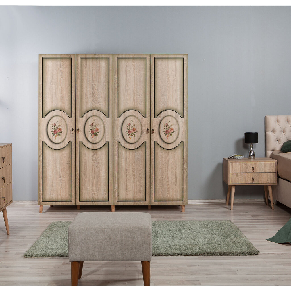 Spinta Kalune Design Wardrobe 863 (II), 180 cm, ąžuolo spalvos цена и информация | Spintos | pigu.lt