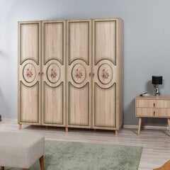 Шкаф Kalune Design Wardrobe 863 (II), 180 см, дуб цена и информация | Шкафы | pigu.lt