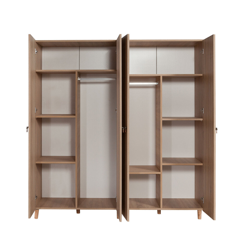 Spinta Kalune Design Wardrobe 863 (II), 180 cm, ąžuolo spalvos kaina ir informacija | Spintos | pigu.lt