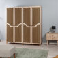 Spinta Kalune Design Wardrobe 863 (II), 180 cm, ąžuolo spalvos/ruda kaina ir informacija | Spintos | pigu.lt