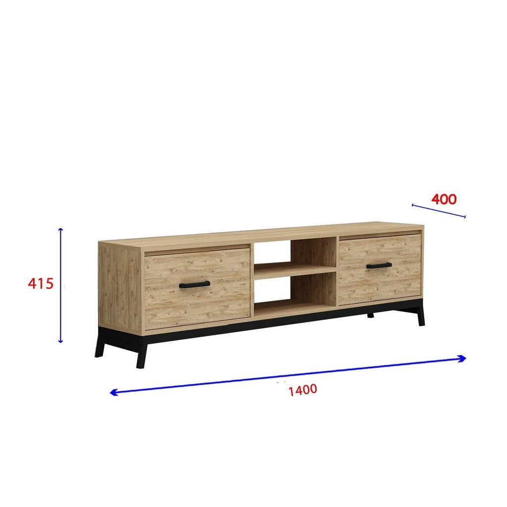 TV staliukas Kalune Design 570(II), rudas kaina ir informacija | TV staliukai | pigu.lt