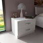 Naktinis staliukas Kalune Design 731, 41,9 cm, baltas kaina ir informacija | Spintelės prie lovos | pigu.lt