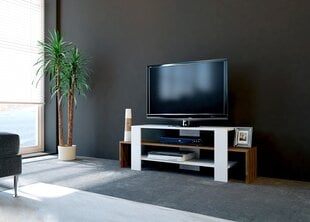 TV staliukas Kalune Design 745(III), 120 cm, rudas/baltas kaina ir informacija | TV staliukai | pigu.lt