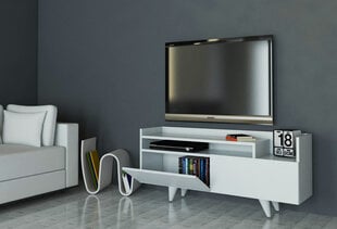 TV staliukas Kalune Design 745(II), 120 cm, baltas kaina ir informacija | TV staliukai | pigu.lt