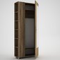 Prieškambario komplektas Kalune Design 745, 80 cm, rudas kaina ir informacija | Prieškambario komplektai | pigu.lt