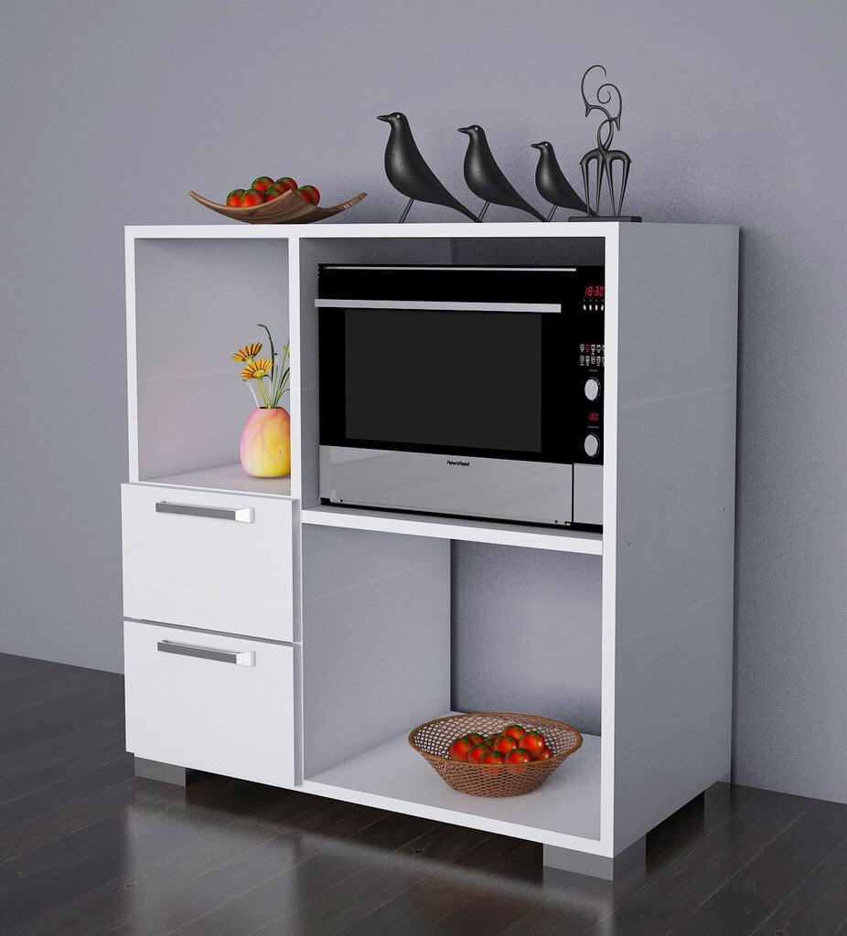 Virtuvinė spintelė Kalune Design 745(I), balta kaina ir informacija | Virtuvinės spintelės | pigu.lt