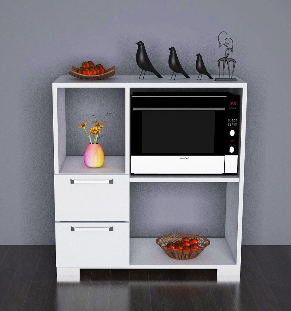 Virtuvinė spintelė Kalune Design 745(I), balta цена и информация | Virtuvinės spintelės | pigu.lt