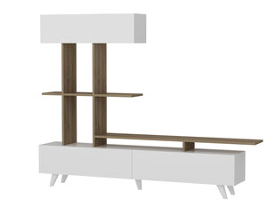 Комплект мебели для гостиной Kalune Design 745(VI), белый/коричневый цена и информация | Секции | pigu.lt