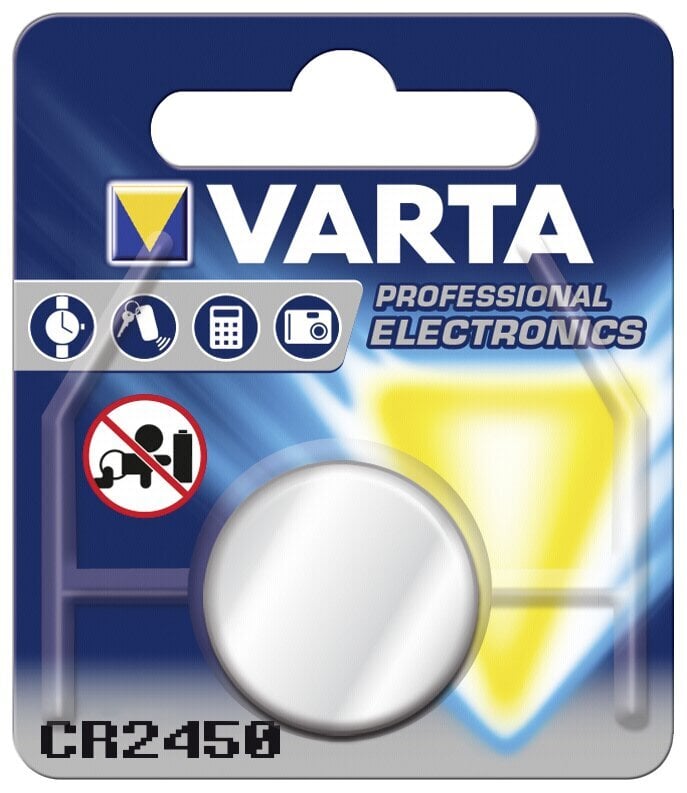 Varta Electronics CR2450 elementas, 1 vnt. цена и информация | Elementai | pigu.lt