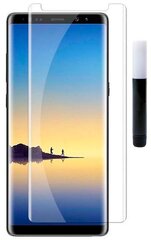 Apsauginis stiklas Evelatus Clear Glass UV + Samsung Galaxy Note 8 цена и информация | Защитные пленки для телефонов | pigu.lt