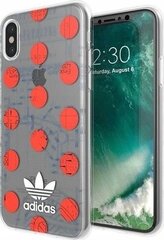 Adidas Apple IPHONE X / XS, raudona/balta kaina ir informacija | Telefono dėklai | pigu.lt