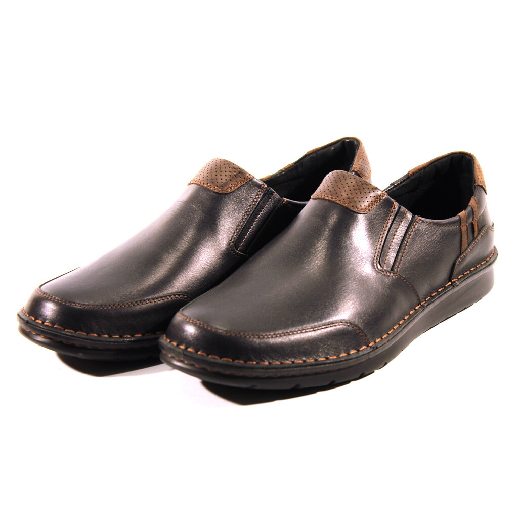 Odiniai batai vyrams Marek Pala, juodi kaina ir informacija | Vyriški batai | pigu.lt