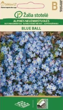 Alpinės neužmirštuolės Blue ball цена и информация | Gėlių sėklos | pigu.lt