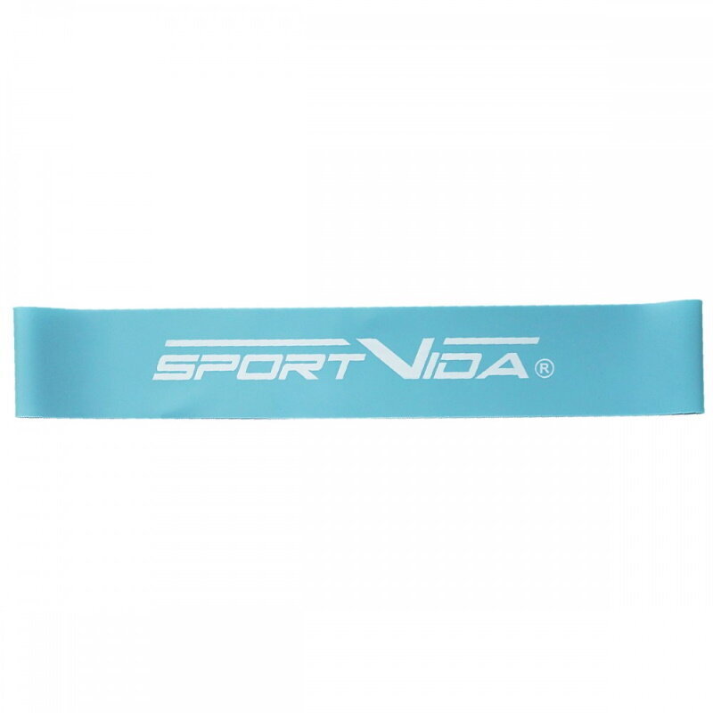 Pasipriešinimo guma SportVida 60 cm, šviesiai mėlyna kaina ir informacija | Pasipriešinimo gumos, žiedai | pigu.lt