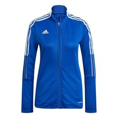 Джемпер женский Adidas Tiro 21 Track W GM7304, синий цена и информация | Женские толстовки | pigu.lt