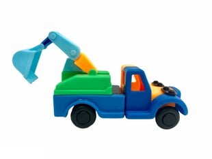 Spalvinga mašinėlė Puzzle Assembled Excavator kaina ir informacija | Žaislai berniukams | pigu.lt