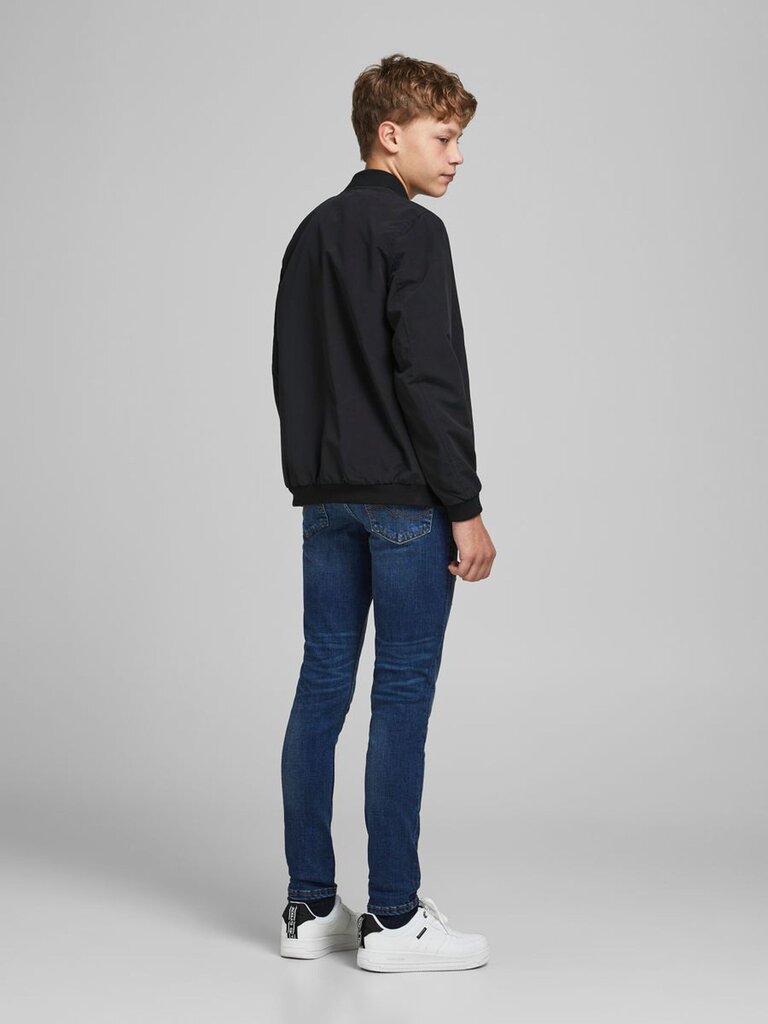 Jack&Jones Junior Bomber stiliaus striukė berniukams 12182385*01, juoda kaina ir informacija | Striukės berniukams | pigu.lt