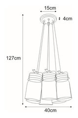 Pakabinamas šviestuvas V-8004-6 цена и информация | Люстры | pigu.lt