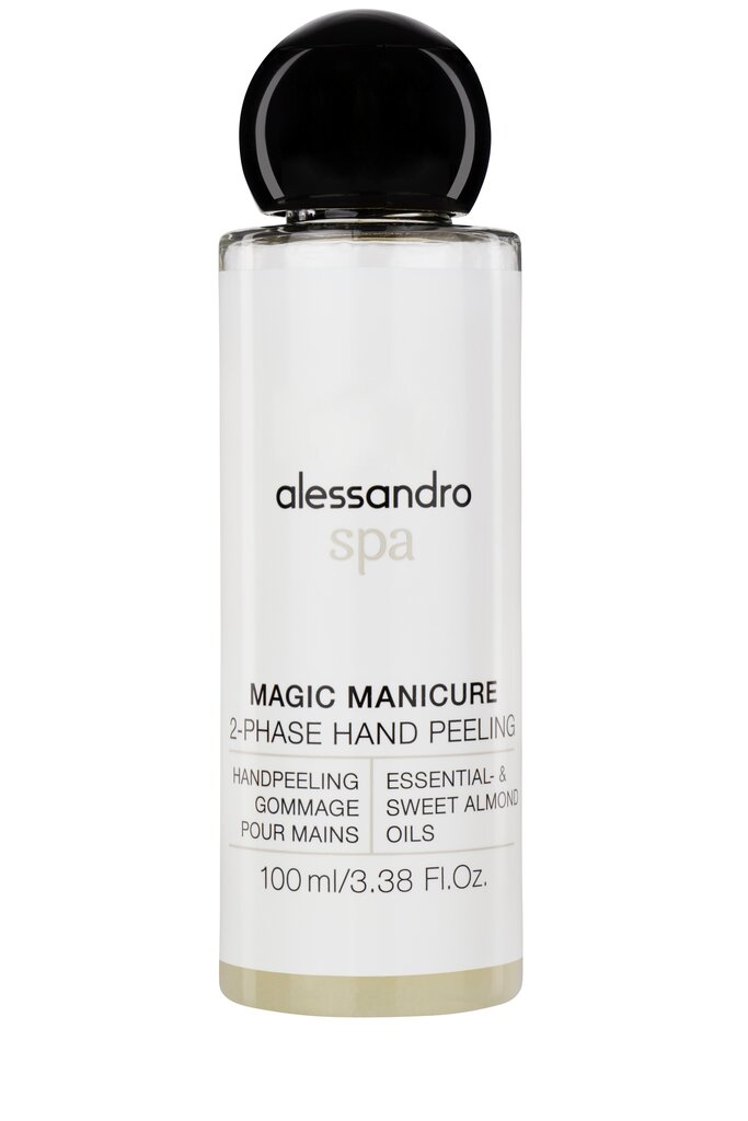 Rankų šveitiklis Alessandro Magic Manicure 2-phase Handpeel, 100 ml kaina ir informacija | Kūno šveitikliai | pigu.lt