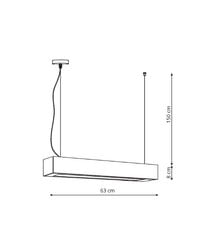 Подвесной LED светильник Ibros Light Prestige цена и информация | Люстры | pigu.lt