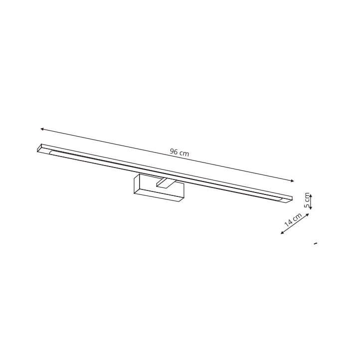 Light Prestige sieninis LED šviestuvas Isla XXL kaina ir informacija | Sieniniai šviestuvai | pigu.lt