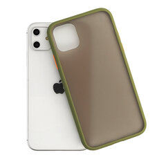 Чехол для iPhone 12 Mini от Vennus Color Button, зеленый цена и информация | Чехлы для телефонов | pigu.lt