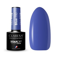 Стойкий гибридный лак для ногтей Claresa Blue 710, 5 г цена и информация | Лаки, укрепители для ногтей | pigu.lt