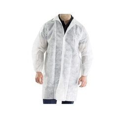 Одноразовый гостевой халат-накидка, белый, 10шт., L цена и информация | Рабочая одежда | pigu.lt