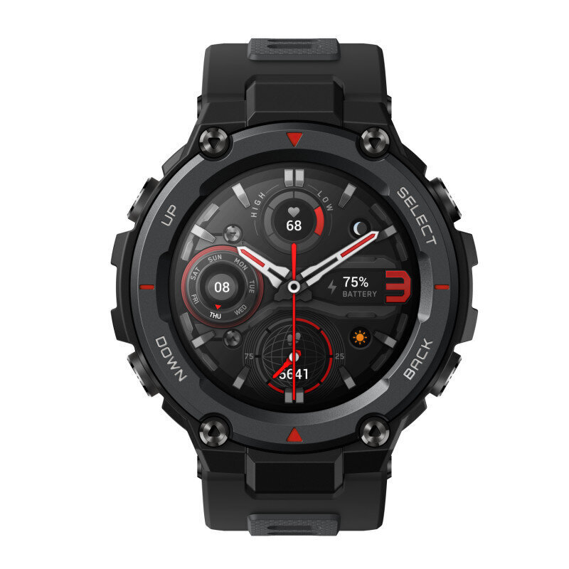 Amazfit T-Rex Pro Meteorite Black цена и информация | Išmanieji laikrodžiai (smartwatch) | pigu.lt