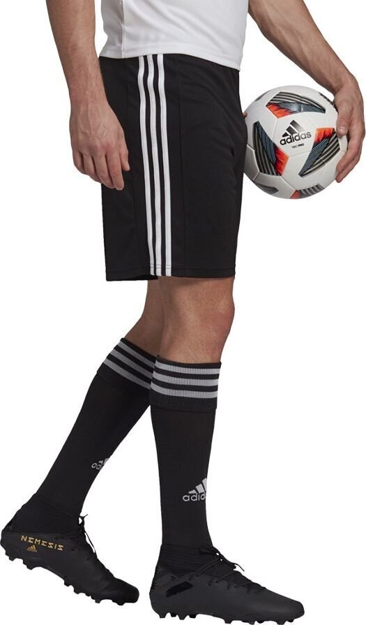Futbolo šortai vyrams Adidas, juodi kaina ir informacija | Futbolo apranga ir kitos prekės | pigu.lt