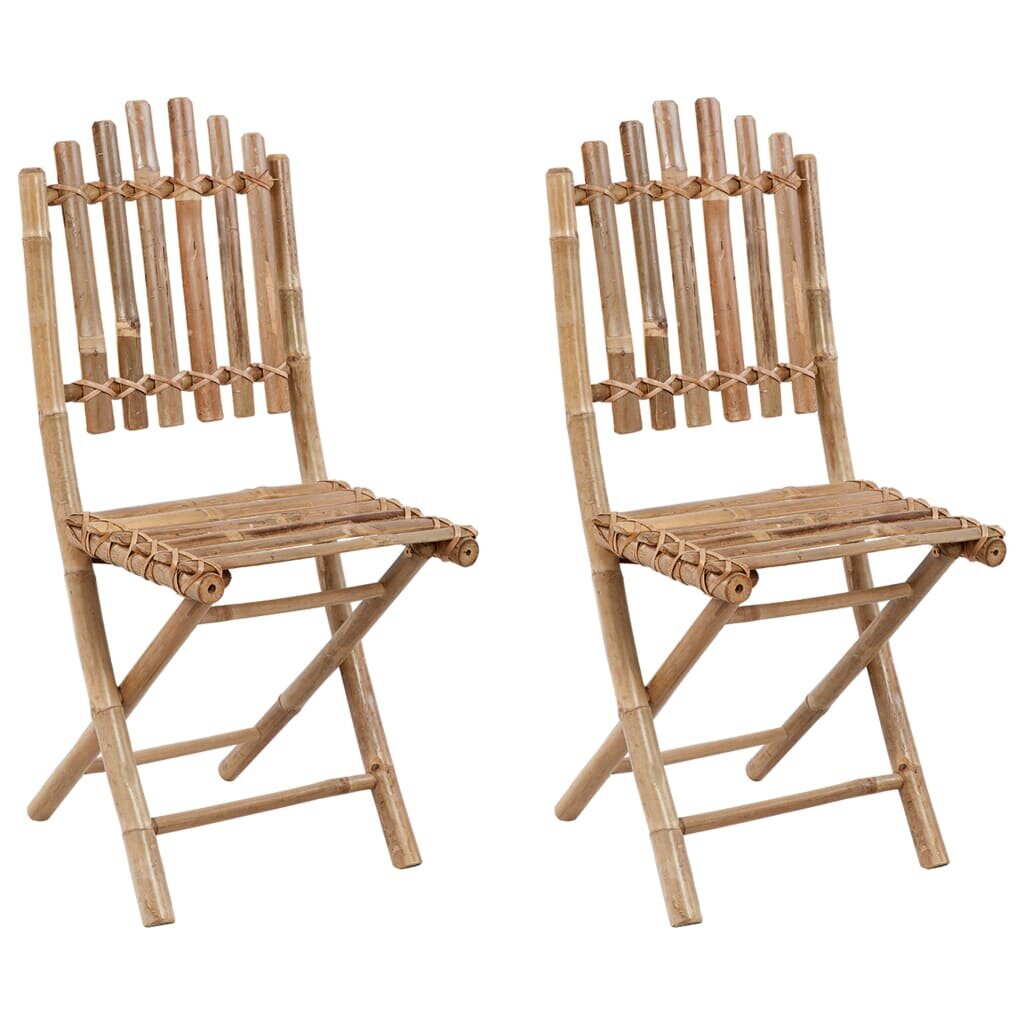 Sulankstomos sodo kėdės su pagalvėlėmis, 2vnt. цена и информация | Lauko kėdės, foteliai, pufai | pigu.lt