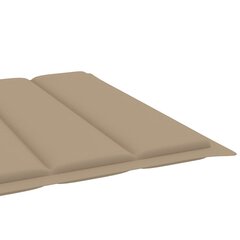 Saulės gulto čiužinukas, 200x60x4 cm, rudas цена и информация | Подушки, наволочки, чехлы | pigu.lt