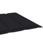 Saulės gulto čiužinukas, 200x60x4 cm, juodas kaina ir informacija | Pagalvės, užvalkalai, apsaugos | pigu.lt