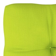 Pagalvė sofai iš palečių, 80x80x12 cm, šviesiai žalios spalvos kaina ir informacija | Pagalvės, užvalkalai, apsaugos | pigu.lt