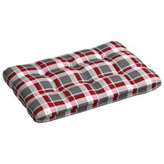 Paletės pagalvėlė, 120x80x12 cm, raudona kaina ir informacija | Pagalvės, užvalkalai, apsaugos | pigu.lt