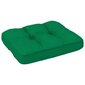 Pagalvė sofai iš palečių, 50x40x12 cm, žalia kaina ir informacija | Pagalvės, užvalkalai, apsaugos | pigu.lt