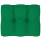 Pagalvė sofai iš palečių, 50x40x12 cm, žalia kaina ir informacija | Pagalvės, užvalkalai, apsaugos | pigu.lt