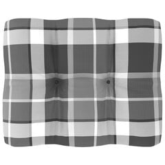 Pagalvė sofai iš palečių, 50x40x12 cm, pilka kaina ir informacija | Pagalvės, užvalkalai, apsaugos | pigu.lt
