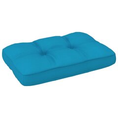 Pagalvė sofai iš palečių, 60x40x12 cm, mėlyna kaina ir informacija | Pagalvės, užvalkalai, apsaugos | pigu.lt