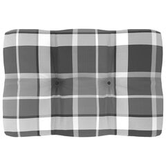Pagalvė sofai iš palečių, 60x40x12 cm, pilka kaina ir informacija | Pagalvės, užvalkalai, apsaugos | pigu.lt