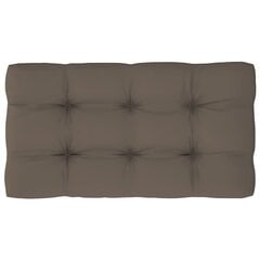 Pagalvės sofai iš palečių, 2 vnt, rudas kaina ir informacija | Pagalvės, užvalkalai, apsaugos | pigu.lt