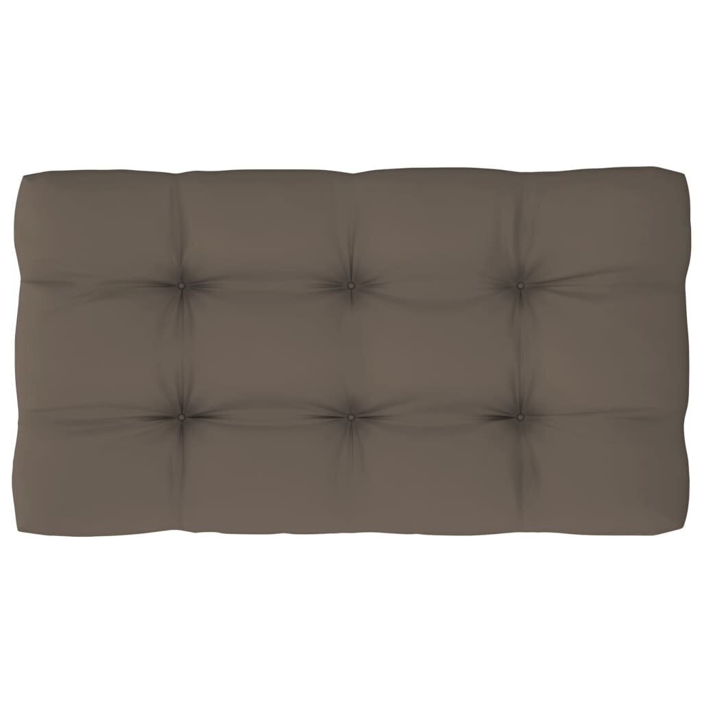 Pagalvės sofai iš palečių, 2 vnt, rudas цена и информация | Pagalvės, užvalkalai, apsaugos | pigu.lt