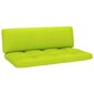 Pagalvės sofai iš palečių, 2 vnt, žalios kaina ir informacija | Pagalvės, užvalkalai, apsaugos | pigu.lt