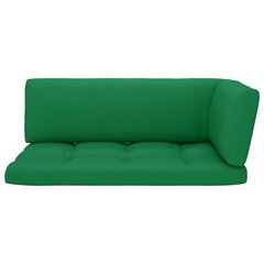 Pagalvėlės sofai iš palečių, 3 vnt, žalios цена и информация | Подушки, наволочки, чехлы | pigu.lt